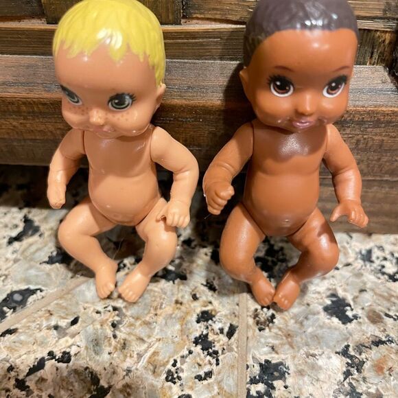 Mattel Happy Family Babies Infants Vintage set of 2 - Picture 3 of 11